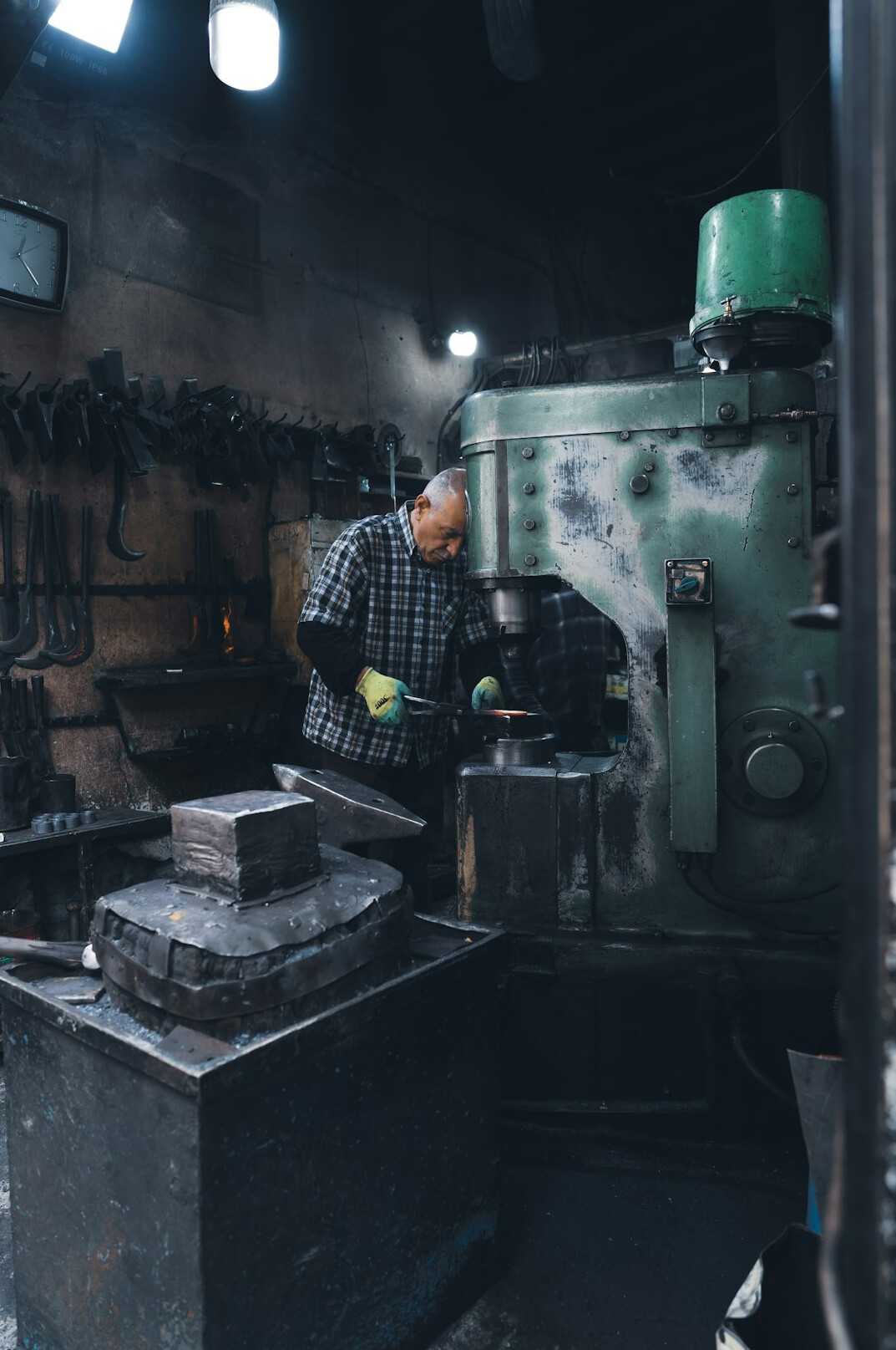 blacksmith at work