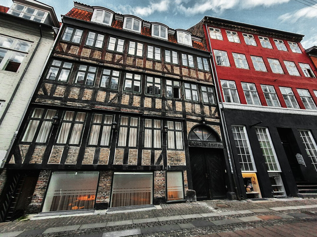 old danish street cobblestones