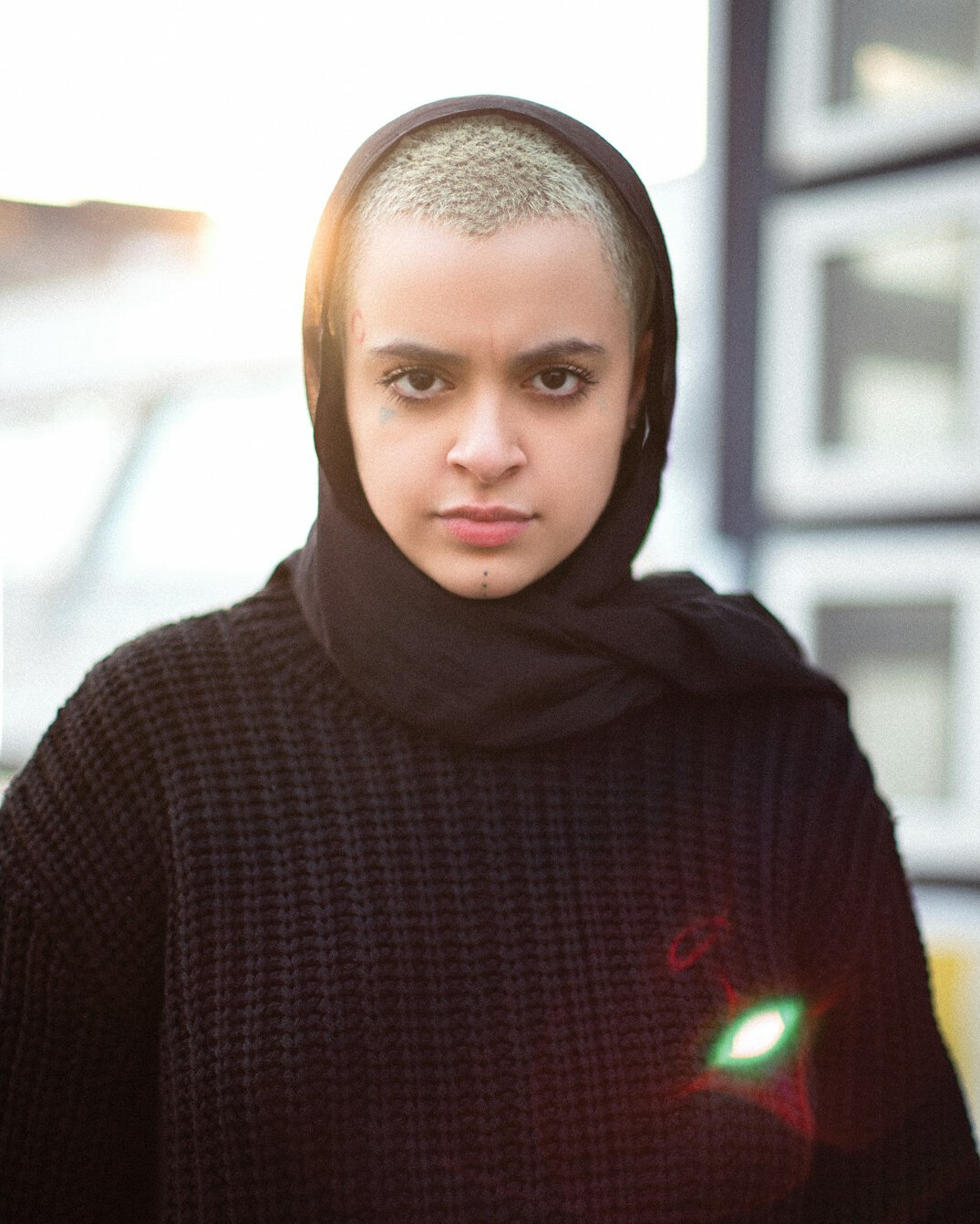 Portrait of a Danish-Middle Eastern female community interviewer