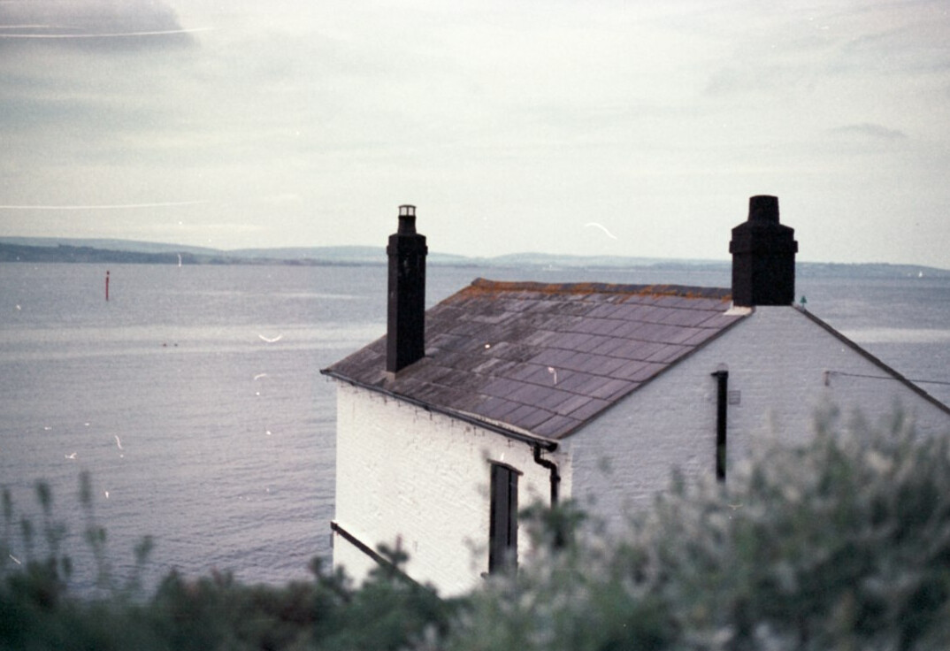 old fisherman cottage by sea