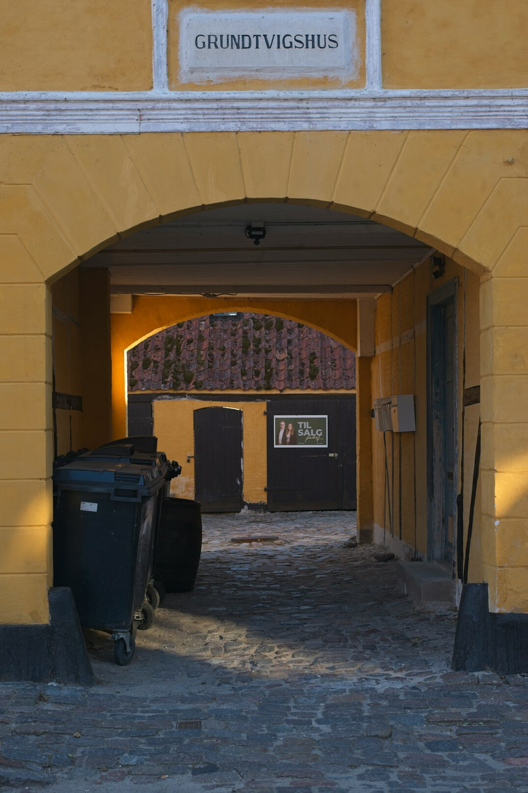 old danish street cobblestones